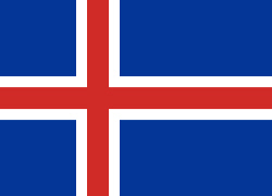 Isl�ndische Nationalflagge