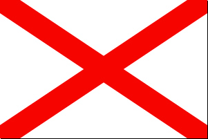 St. Patrick Flagge (Irland)