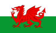 Flagge von Wales